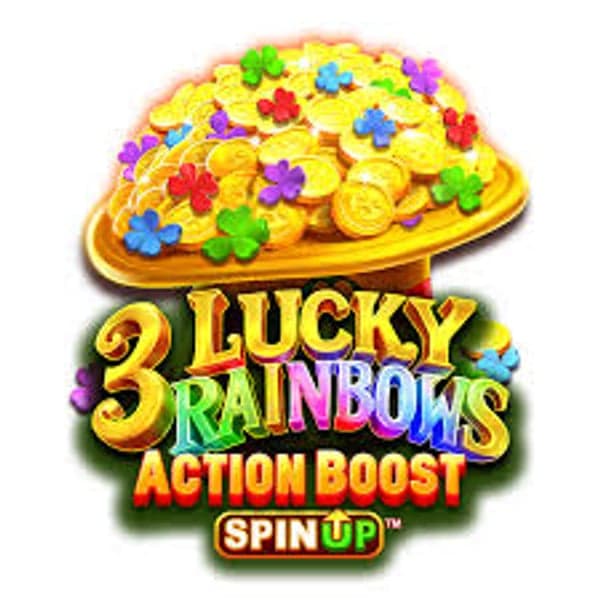 3 Lucky Rainbows Action Boost SpinUP — Irish luck, rainbows, leprechauns, pots of gold themed slot