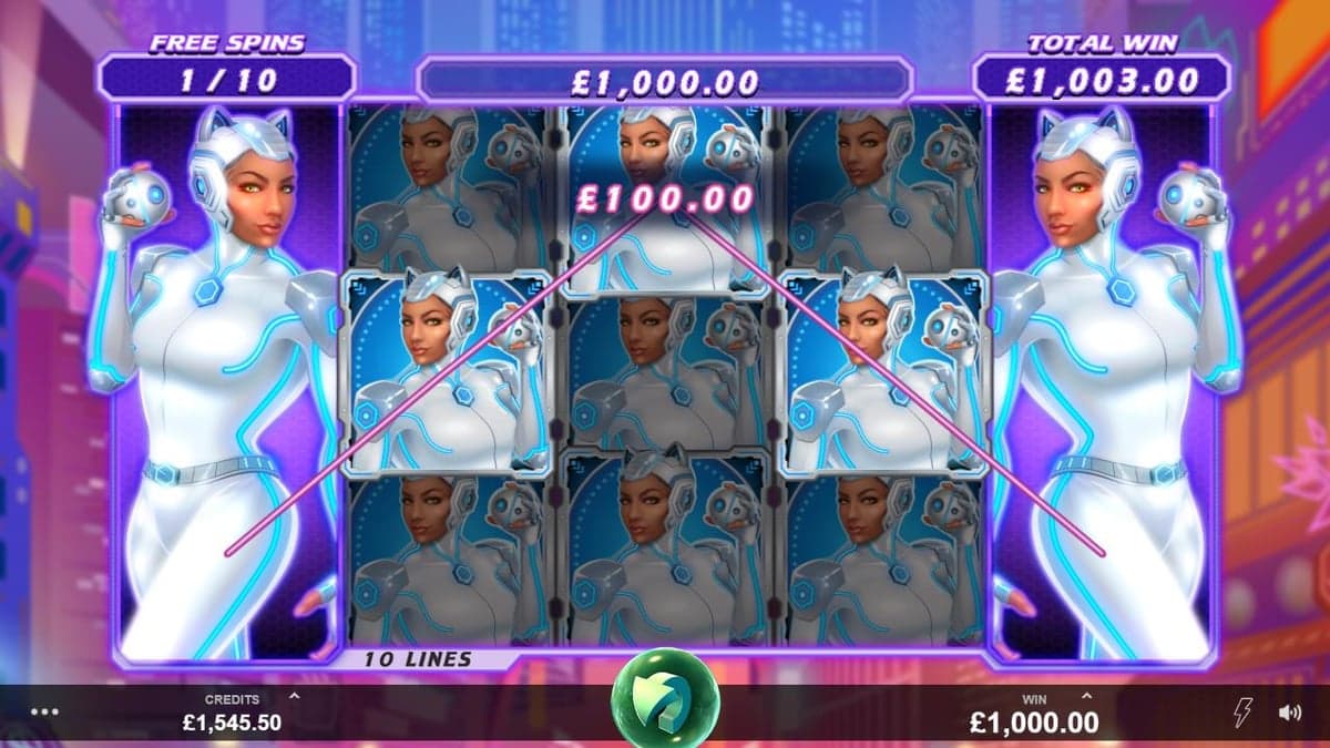 Action Ops: Snow & Sable bonus round screenshot — free spins feature