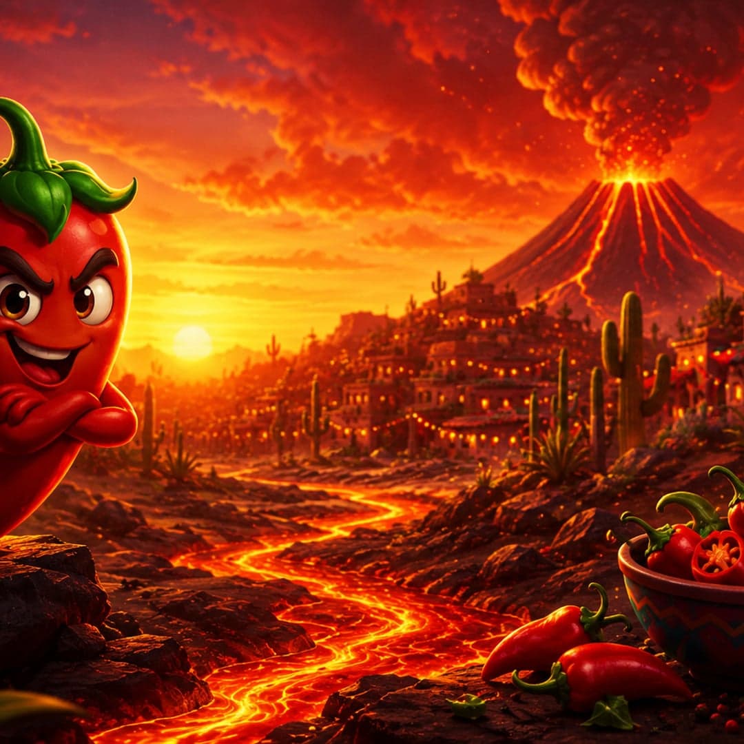 Area Link: Chilli key art — Mexican street food themed slot by Area Vegas, 2026