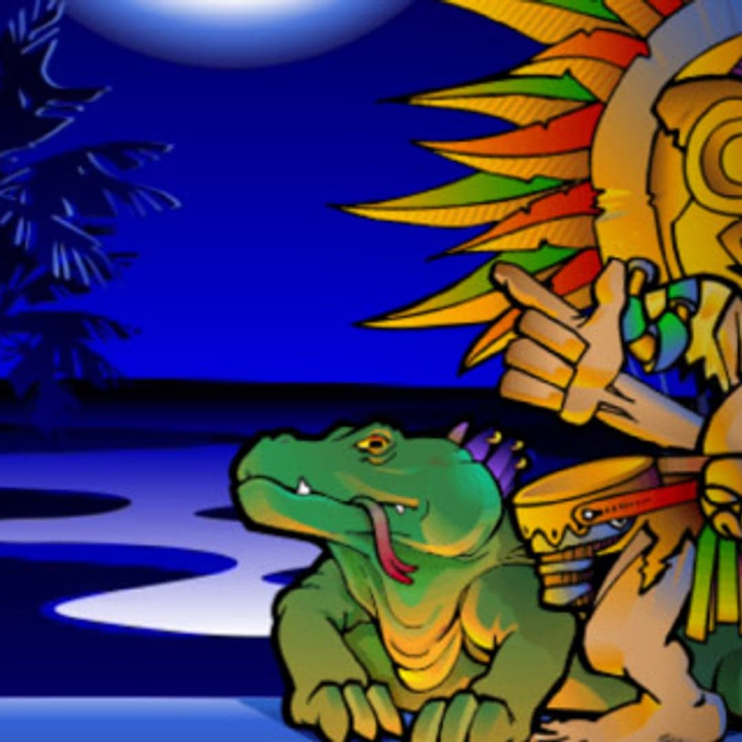 Big Kahuna key art — Polynesian / volcano gods themed slot by Microgaming, 2008