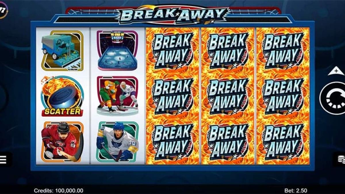 Break Away bonus round screenshot — free spins feature