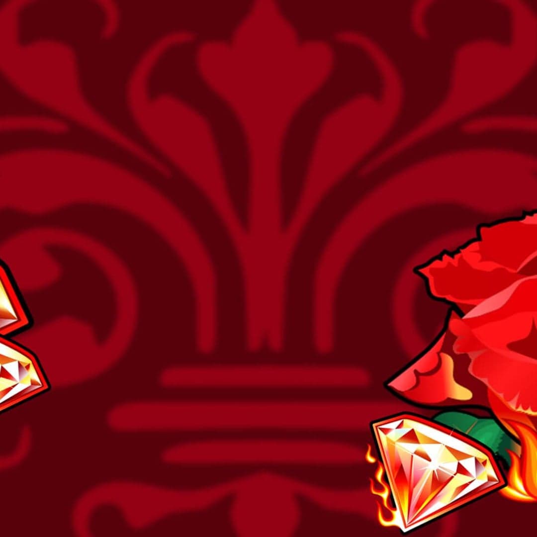 Burning Desire key art — Romance / retro fruit themed slot by Microgaming, 2011