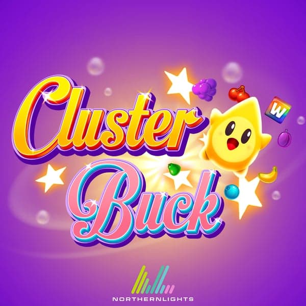ClusterBuck — Colourful fruit slot with treasure elements — fruit, padlocks, chests and bombs themed slot