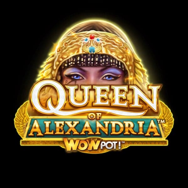 Queen of Alexandria WowPot — Ancient Egypt — Cleopatra, Alexandria and gemstone symbols themed slot (progressive jackpot)