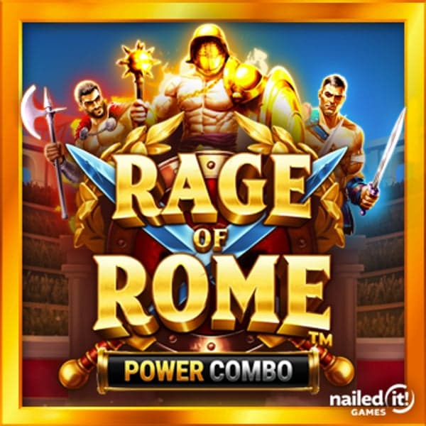 Rage of Rome POWER COMBO — Ancient Rome — gladiatorial combat in the Colosseum themed slot