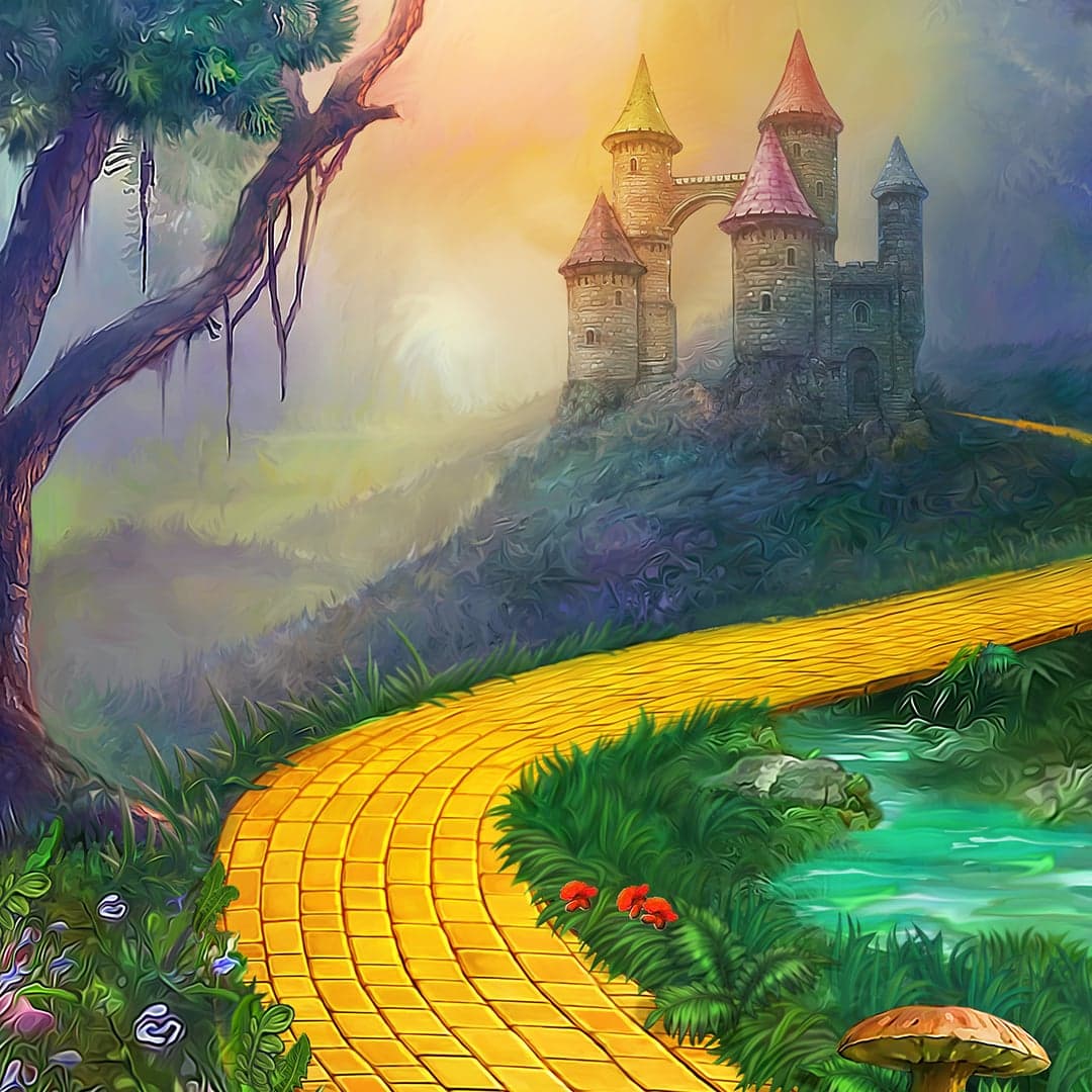 Sisters of Oz WowPot key art — Wizard of Oz — four witch sisters, Jumbo Blocks and WowPot jackpot themed slot by Triple Edge Studios, 2020