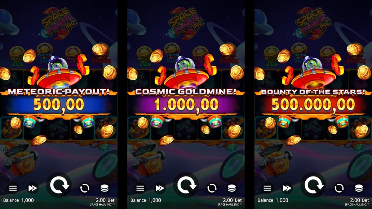 Space Haul Inc. bonus round screenshot — free spins feature