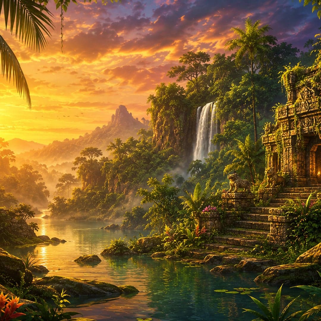 Tiger's Eye key art — Jungle / tiger themed slot by Microgaming, 2003