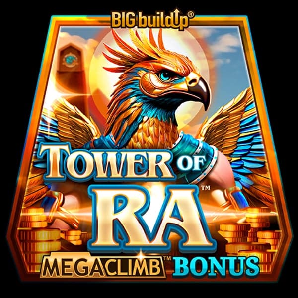 Tower of Ra — Ancient Egypt — Ra the sun god, golden relics and sacred tower treasures themed slot
